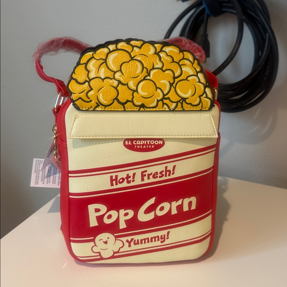 Disney MOG D23 Imagineering El Capitoon Popcorn Loungefly Crossbody Bag